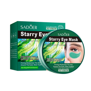 Патчі під очі SADOER Starry Eye Mask з морськими водоростями 60 шт 00157 фото