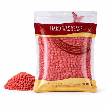 Віск в гранулах для депіляції Hard Wax Beans Red, 300 г