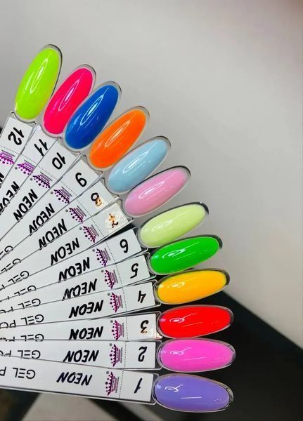 Неоновый гель-лак Master Professional Neon Gel 10 мл 01 MP-5492 фото