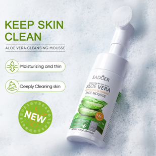 Зволожуюча пінка-мус для вмивання Sadoer Aloe Vera 0765 фото