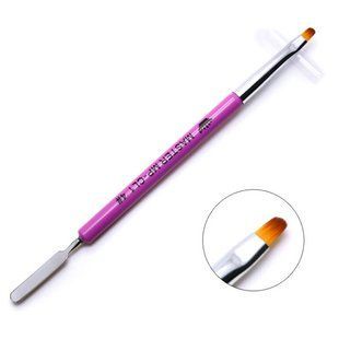 Кисть для маникюра двухсторонняя CL1 №4 (Фиолетовая) CL1-4-Purple фото