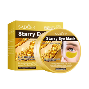 Патчі під очі SADOER Starry Eye Mask із золотом та колагеном 60 шт 00159 фото