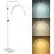 Косметологічна LED лампа Moon HD-M6X безтіньова підлогова 36Вт для нарощування вій та татуажу, біла 1695 фото 2