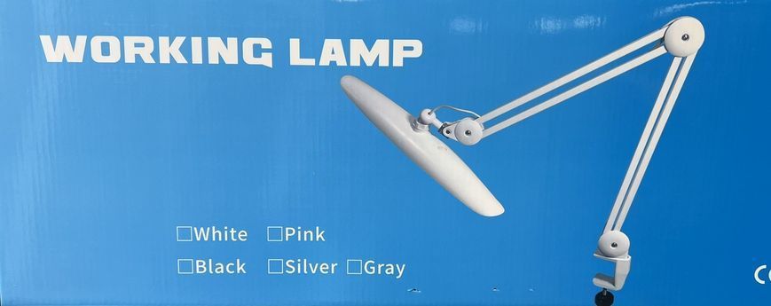 Лампа безтіньова LED 24Вт 2200lm 6000K на струбцині для б&rsquo;юті майстрів KSM-1001 фото