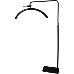 Косметологическая LED лампа Moon HD-M6X бестеневая напольная 36Вт для наращивания ресниц и татуажа, черная 1696 фото